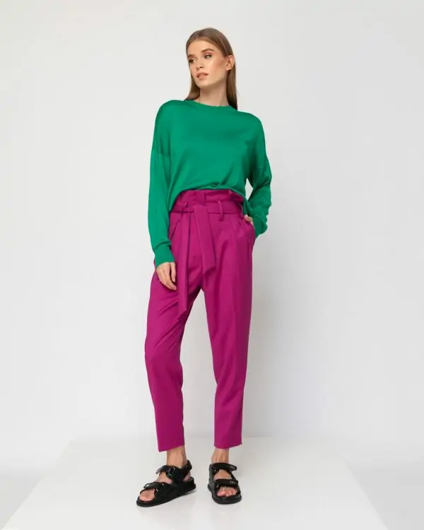 psilokavano-panteloni-me-zoni Ψηλόμεσο παντελόνι με ζώνη